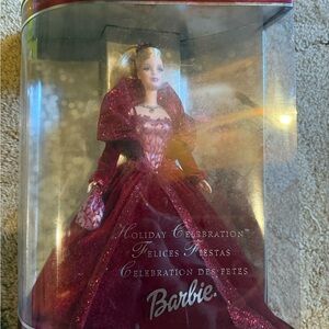 Barbie Holiday Celebration Doll - Red Dress
